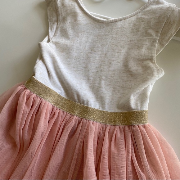 6 years girls dress with tulle pink and off white - Picture 10 of 10